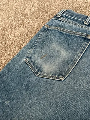 Wrangler Mens 36 Distressed Denim Cutoff Jorts Raw Hem Vintage Wash Shorts thumbnail 7