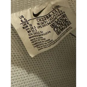 Nike‎ air force ones used Size 6.5 white 315122-111 Leather thumbnail 7