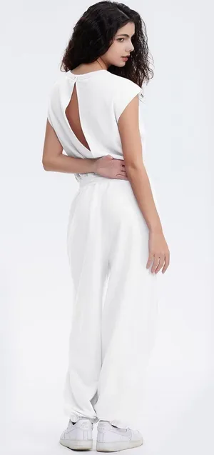Exlura Sleeveless Loungewear Jumpsuit - S thumbnail 2