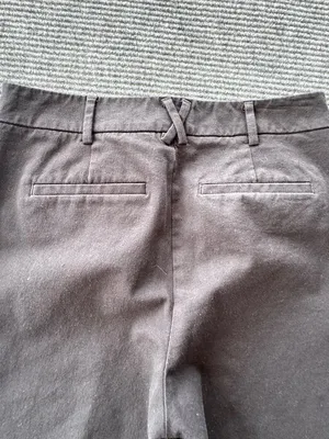 Anthropologie Maeve‎ Black Collette Wide leg cropped pants Women's 6 thumbnail 5