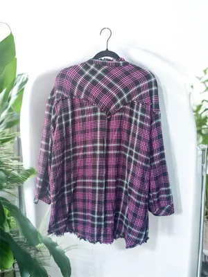 Free People Intimately Plaid About You Sleep Top Medium thumbnail 3