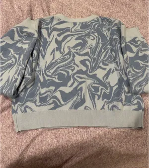 PacSun Patterned Blue Cardigan thumbnail 3