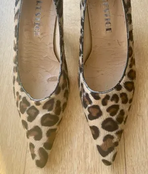 Handmade Women's leopards heels Brown Size 7 thumbnail 1