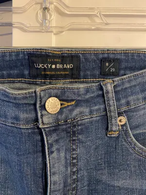 Lucky Brand Ava Skinny Jeans Mid-Rise Ankle Length Medium Wash thumbnail 4