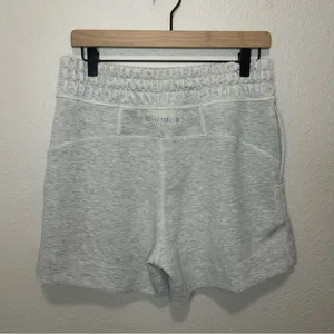 Lululemon Soft Ambitions High Rise Short 4" Heathered Core Ultra Light Grey 8 thumbnail 2
