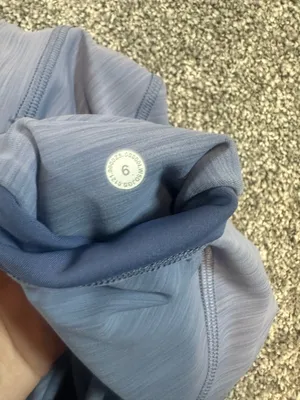 Lululemon Heathered Water Drop High Rise Leggings Pockets Size 6 thumbnail 7