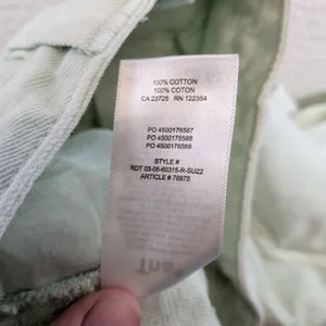 Tna‎ Aritzia Women Pale Green Carpenter Workwear Straight Leg Utility Pants Sz 4 thumbnail 5