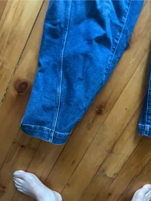 ☀️3/$25 Madewell Tapered Denim Trousers High Rise Comfort Barrel 31 thumbnail 3