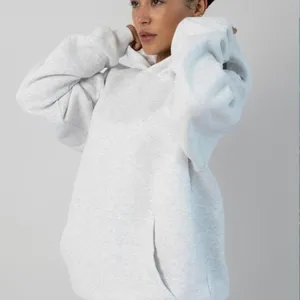 NWT Comfrt Women's LT. Heather Grey Hoodie thumbnail 3