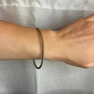 Silver Twist & rhinestone jewel Ball Bracelet Set costume unbranded regency glam thumbnail 4