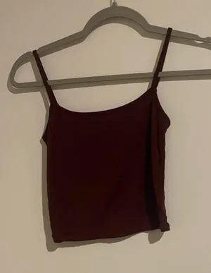 Skims Nwot Ox Blood Crop Tank S thumbnail 1