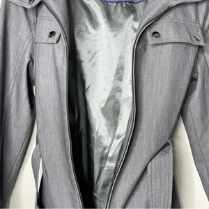 Metro by Kristen Blake Gray Trench Coat S thumbnail 14