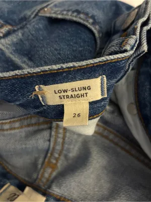 Madewell low slung straight jeans thumbnail 4