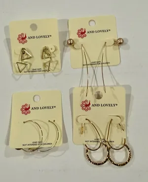 Gold bundle Mixed Earring Set thumbnail 1