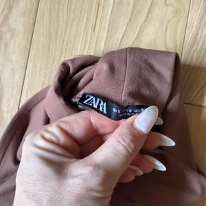 Zara brown sleeveless bodysuit thumbnail 2