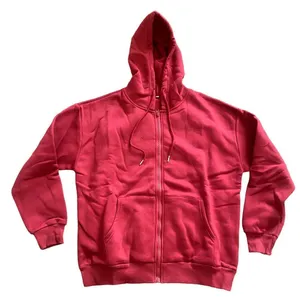 Full Zip Jacket with Hoodie in Red, Size S​​​​ thumbnail 1