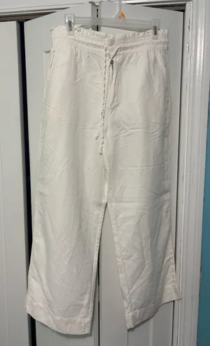 Gap Linen Pants White thumbnail 1