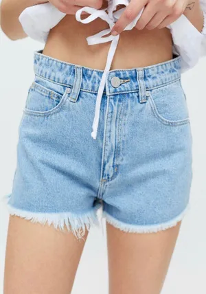 Urban Outfitters brand new high rise denim shorts 24” thumbnail 3