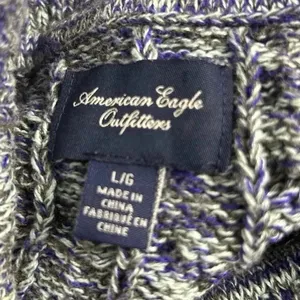 American Eagle Women's Cowl Neck Chunky Knit‎ Sweater Size L Multicolor thumbnail 11