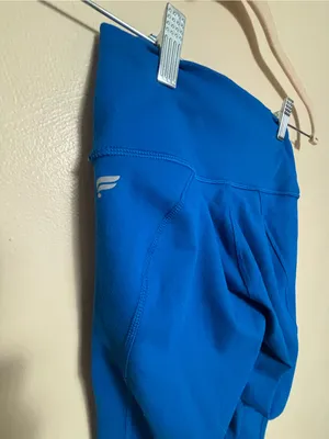 Fabletics Womens Power Hold Leggings Pants Exercise Blue Size XXS thumbnail 5