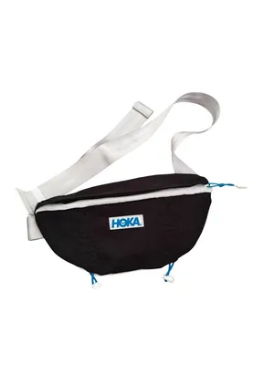 HOKA Black White Adjustable Unisex Fanny Pack Waist Bag thumbnail 7