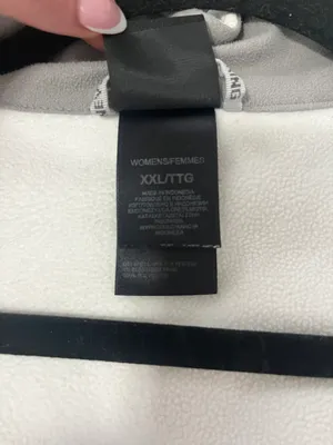 White Northface Hooded Zip Up Jacket thumbnail 4