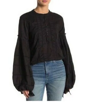 High Swells Linen Top NWT XS thumbnail 1