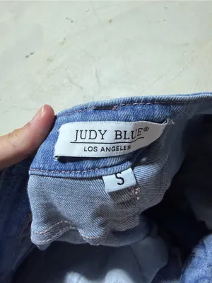 Judy blue Light Blue Braided-Waist Denim Shorts small thumbnail 8