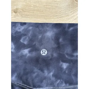 EUC Womens Lululemon Align HR Short 6" Size 14 Diamond Dye Pitch Graphite Grey thumbnail 9