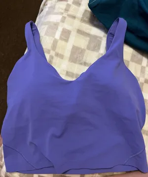 Lululemon Purple Align Crop Tank thumbnail 1