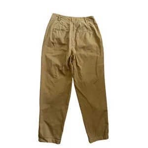 Free People Khaki‎ High Rise Pleated Pants – Size 6 thumbnail 3