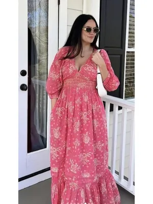 FREE PEOPLE Golden Hour Maxi in Electropop Combo Size Medium thumbnail 4