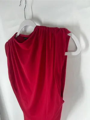 Mars The Label Red Draped Shoulder Mini Dress UK 4 / US 0 thumbnail 3