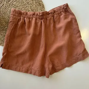 Wilfred Linen Burnt Orange Drawstring‎ Shorts Size XS thumbnail 6