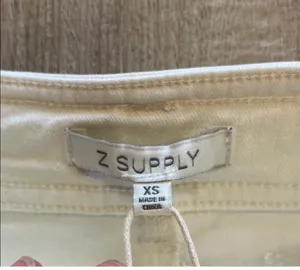 Z supply high waisted white jeans thumbnail 5