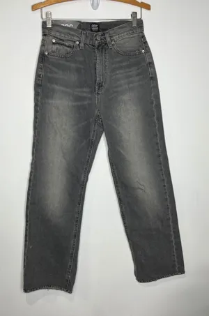 BDG Urban Outfitters‎ distressed black cowboy jeans women's size 27 new trendy thumbnail 1