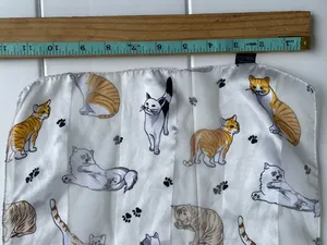 Unbranded Silky Cat Scarf White thumbnail 4