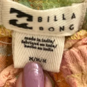 Billabong Crop Top Womens Small PlaidCoastal Cottage Milkmaid Y2K Feminine M thumbnail 5