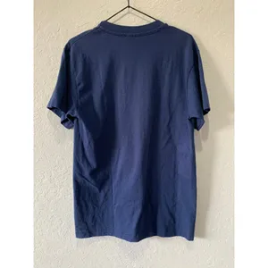 Vintage 90s Gold Glitter SAILBOATS Single Stitch T-SHIRT M Made In USA hanes thumbnail 5