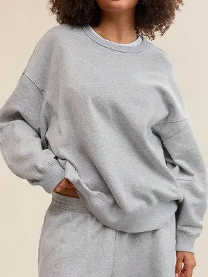 Aerie Go To Sweatshirt | Grey thumbnail 1