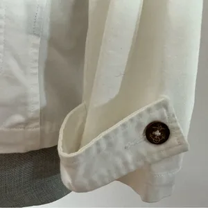 Ralph Lauren white nautical Provence fashion military jacket cotton preppy small thumbnail 5