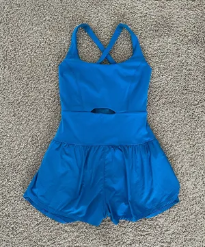 Free People Movement Runsie Electric Blue thumbnail 1