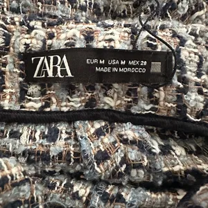 NWOT Zara plaid tweed skirt sz M thumbnail 9