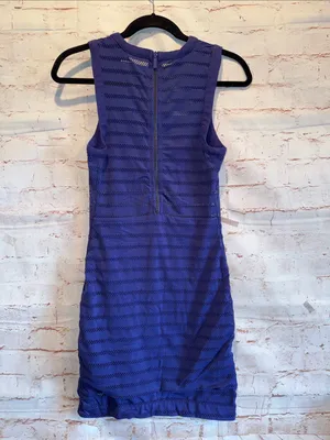 UO silence noise Sleeveless Purple Mini Dress bodycon Textured mesh Small thumbnail 5