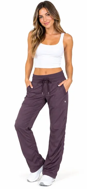Lululemon Dance Studio Purple Pants Size 4 thumbnail 1