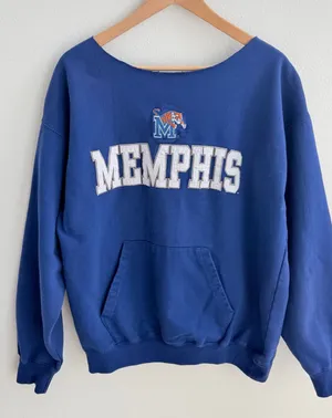 University of Memphis Tigers Off the Shoulder sweatshirt thumbnail 1