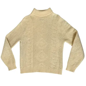 Vintage Walker Wool Blend Knit Turtleneck Sweater M Repair Project DIY thumbnail 2