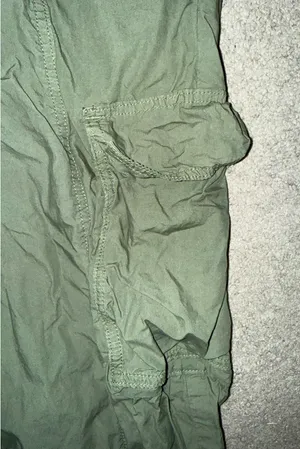 Aerie Olive Cargo Jogger Pants – Trendy Utility thumbnail 3