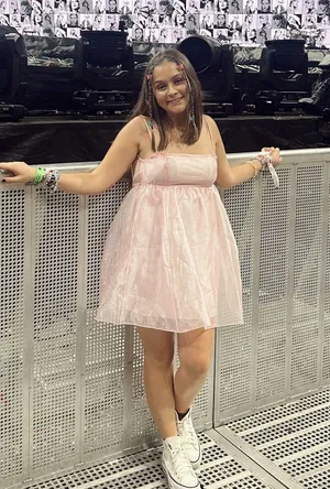 Lucy in the Sky Mini Dress Pink Babydoll thumbnail 4