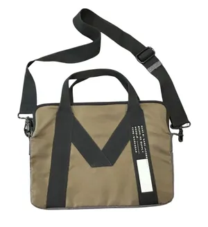 Marc by Marc Jacobs Standard Supply Workwear Messenger Laptop Bag Olive Grey thumbnail 1